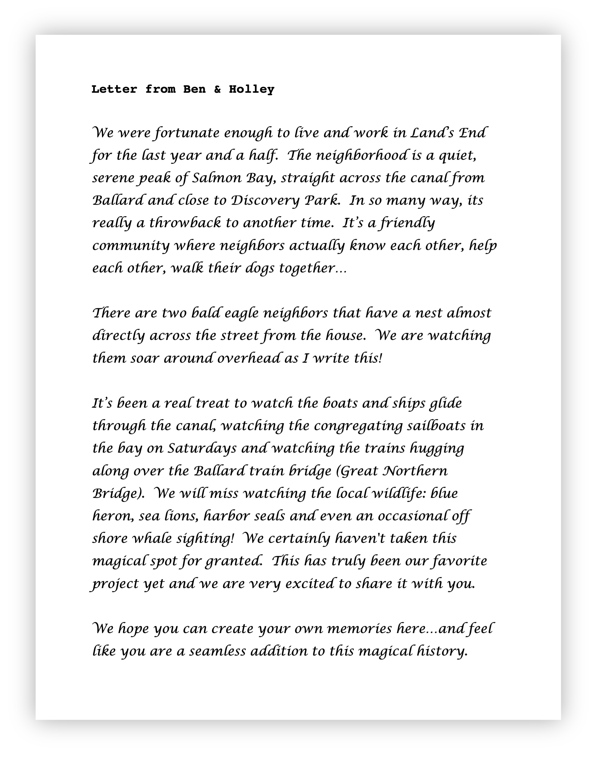 Letter